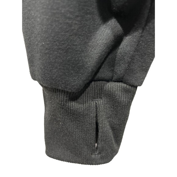 Bebe Sport Black And Gold Hoodie Thumbhole Long Sleeve Sweater - 1X - NWT - Picture 4 of 6